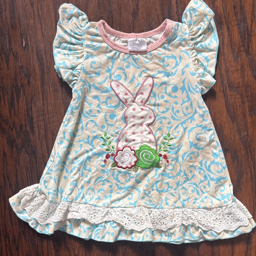 Floral Bunny Kids Blouse